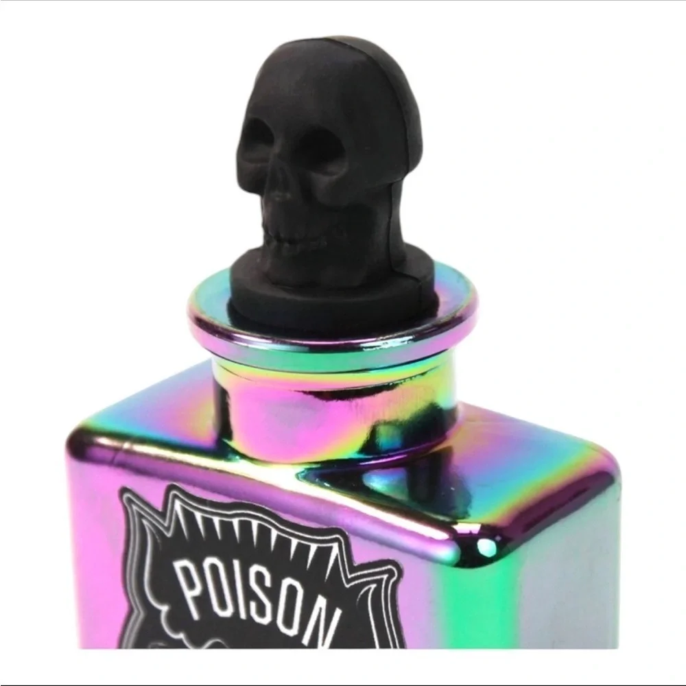 Target bullseye set of 3 Halloween Potion Bottles - Iridescent Black